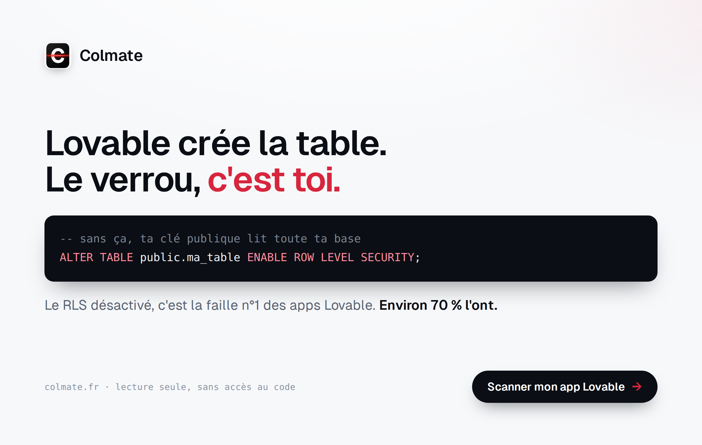 Lovable et Supabase : la faille RLS que tu dois fermer
